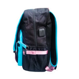 MOCHILA BTS ESCOLAR COLOR CELESTE