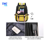 MOCHILA ESCOLAR BTS AMARILLO